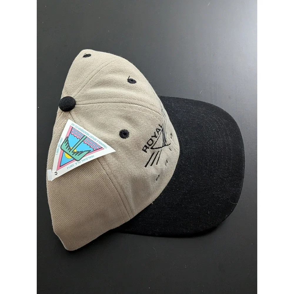 Royal Gorge Bridge Hat Tan Black Snapback Cap OSFM NWT‎